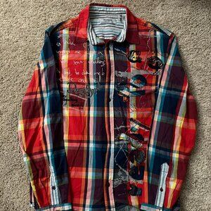 Desigual Men's Casual Button-Down Shirt (Size M)
